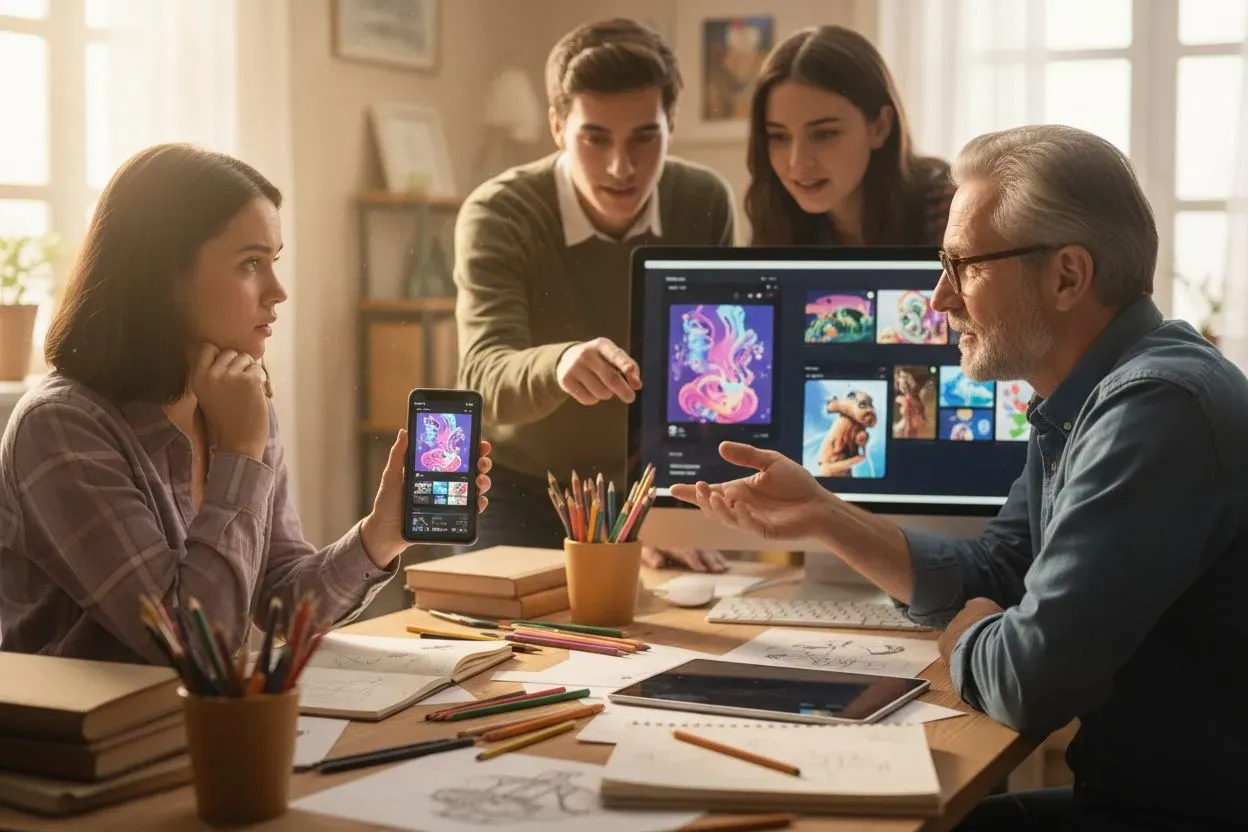 Как начать использовать AI-генераторы изображений Как начать использовать AI-генераторы изображений