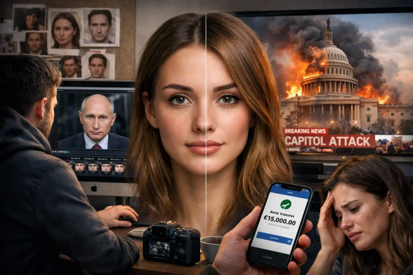 Deepfake фото и AI изображения: угрозы и реальность 2026 года Deepfake фото и AI изображения: угрозы и реальность 2026 года
